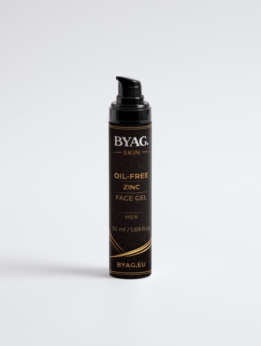 BYAG oil-free zinc face gel for men