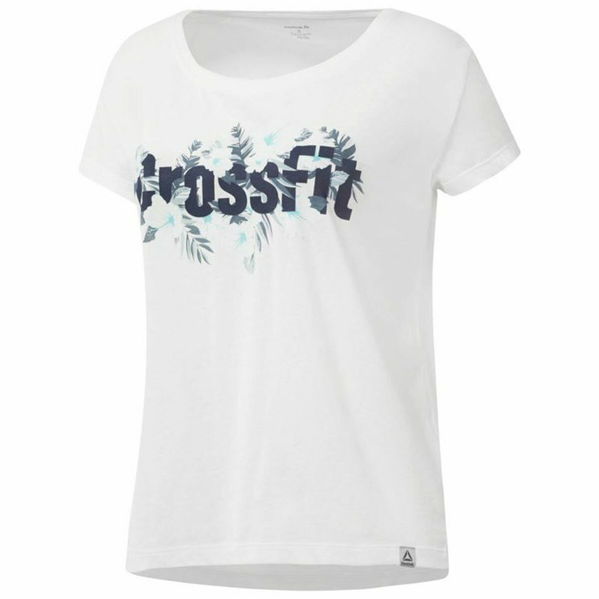 Reebok Damen Kurzarm T-Shirt Floral Easy Crossfit Weiß - BYAG.T-ShirtReebokBYAG.S6453948Reebok Damen Kurzarm T-Shirt Floral Easy Crossfit Weiß – XSXS