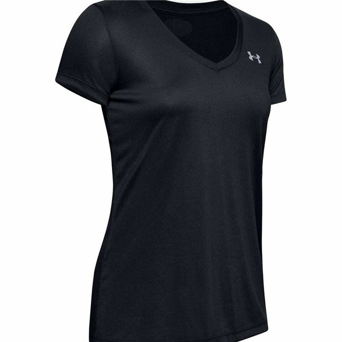 Under Armour Damen Kurzarm T-Shirt Tech SSV Solid Schwarz - BYAG.T-ShirtUnder ArmourBYAG.S6455974Under Armour Damen Kurzarm T-Shirt Tech SSV Solid Schwarz – XSXS