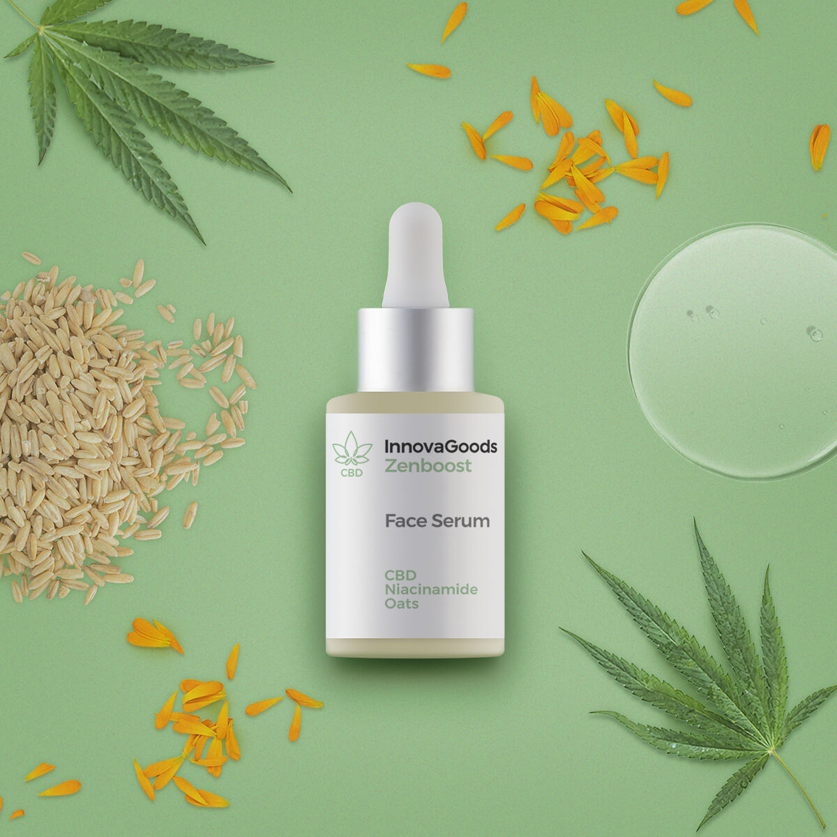 InnovaGoods Gesichtsserum CBD Zenboost 30 ml – Produktansicht 5