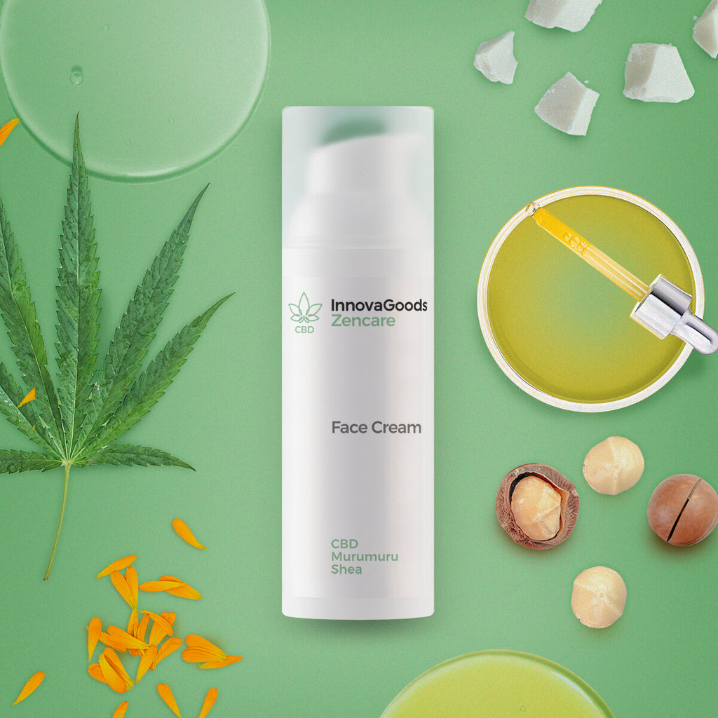 InnovaGoods Feuchtigkeitspflege fürs Gesicht CBD Zencare 50 ml – Produktansicht 6