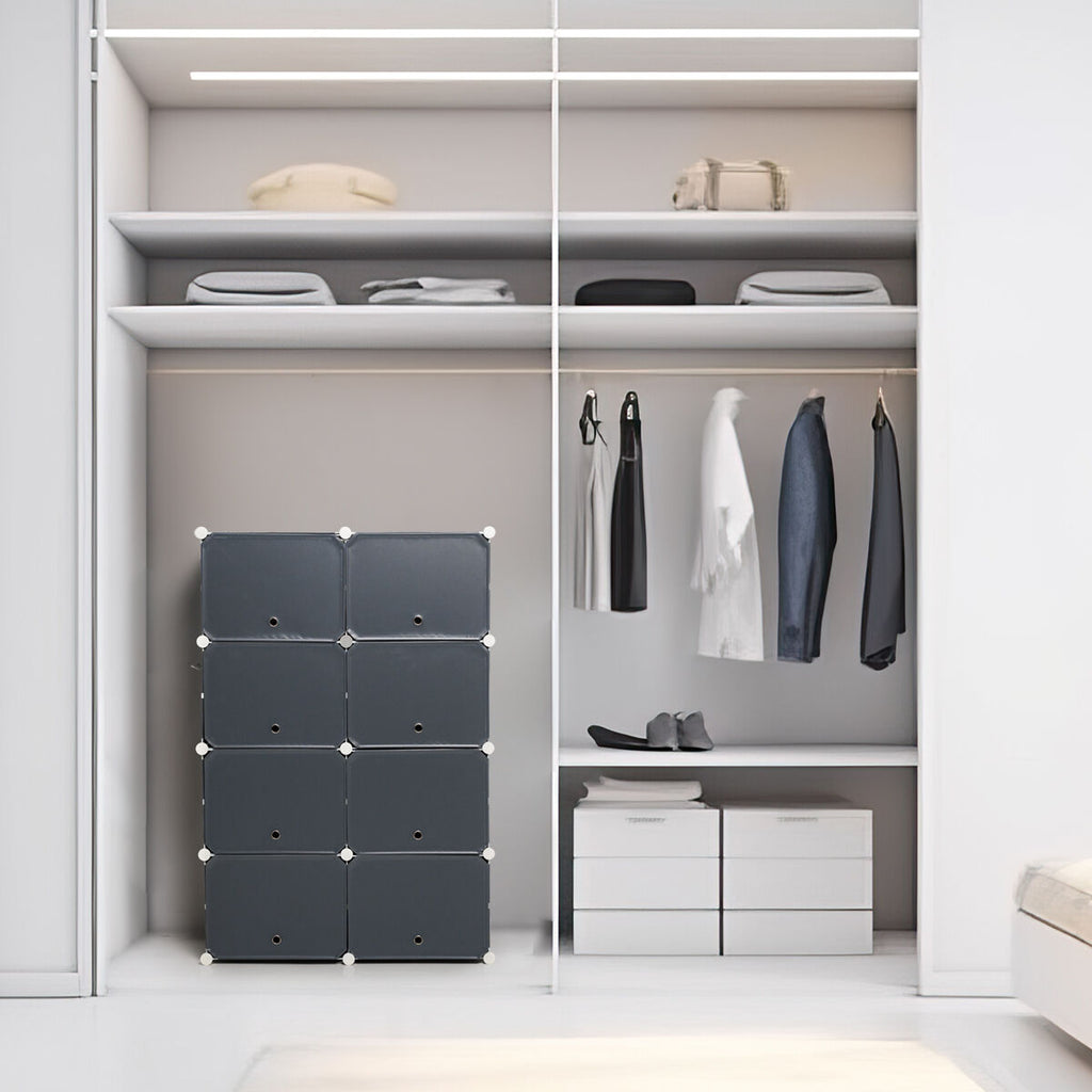 InnovaGoods Mobiler modularer Schuhschrank Grau – Produktansicht 7