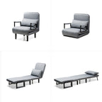 InnovaGoods 4-in-1 Umwandelbares Einzelschlafsofa Softfa – Produktansicht 9