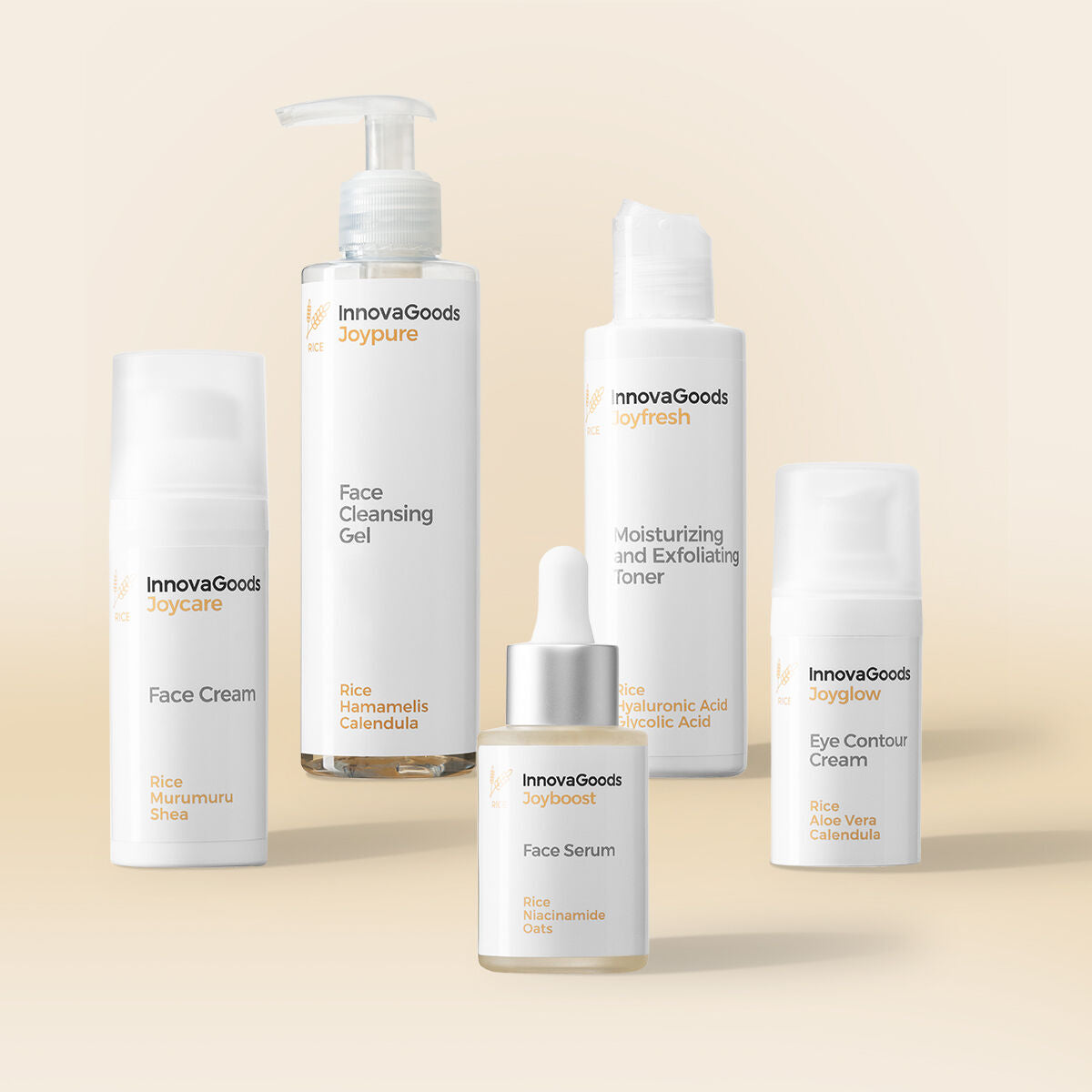 InnovaGoods Gesichtspflege-Set Reis – Produktansicht 1