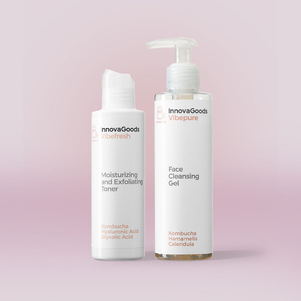 InnovaGoods Gesichtsreinigung Duo Packung Kombucha – Produktansicht 1