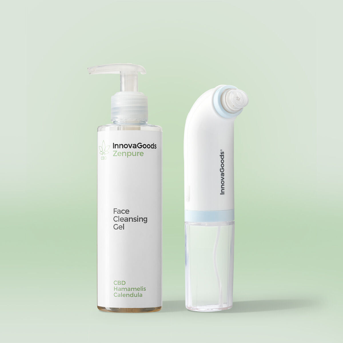 InnovaGoods Mitesser-Reinigungs-Set CBD – Produktansicht 1