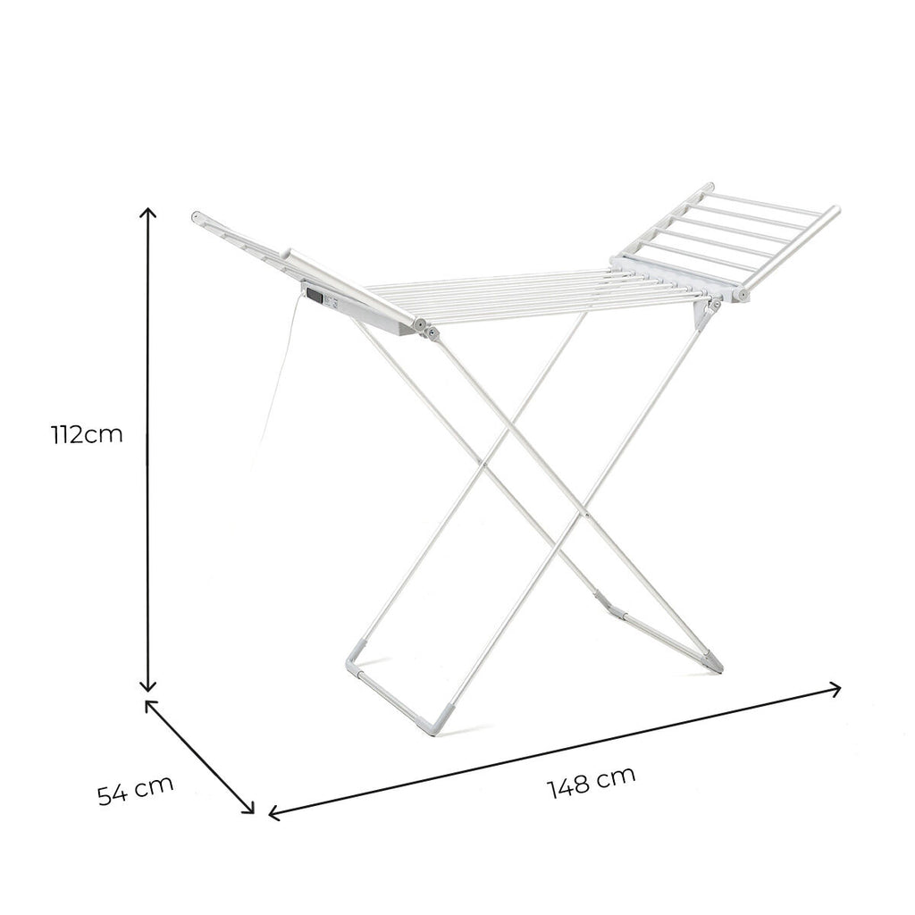 Foldable Electric Clothes Trockner mit Wings, Touch Screen, Timer, & Temperature Steuerung – Produktansicht 9