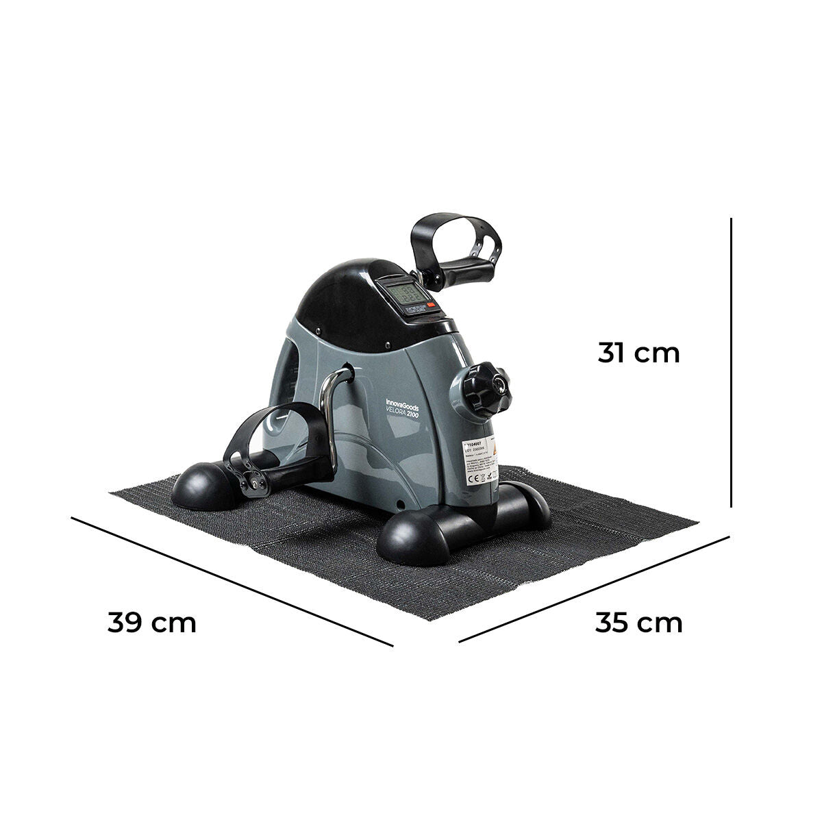 Static Pedaler für Arms & Legs mit Matte Velora 2100 InnovaGoods – Produktansicht 10