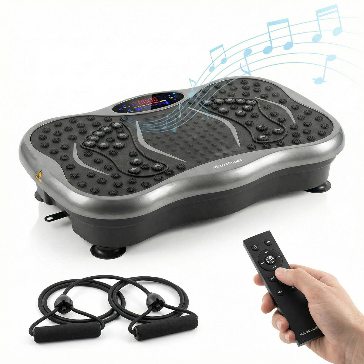 Vibration Platform mit Lautsprecher, Widerstandsbänder & Fern Steuerung Vivflow InnovaGoods – Produktansicht 5