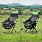 2-in-1 Klappbar Camping Rocking Stuhl mit Pocket, Kissen & Carry Tasche Trillow InnovaGoods – Produktansicht 2