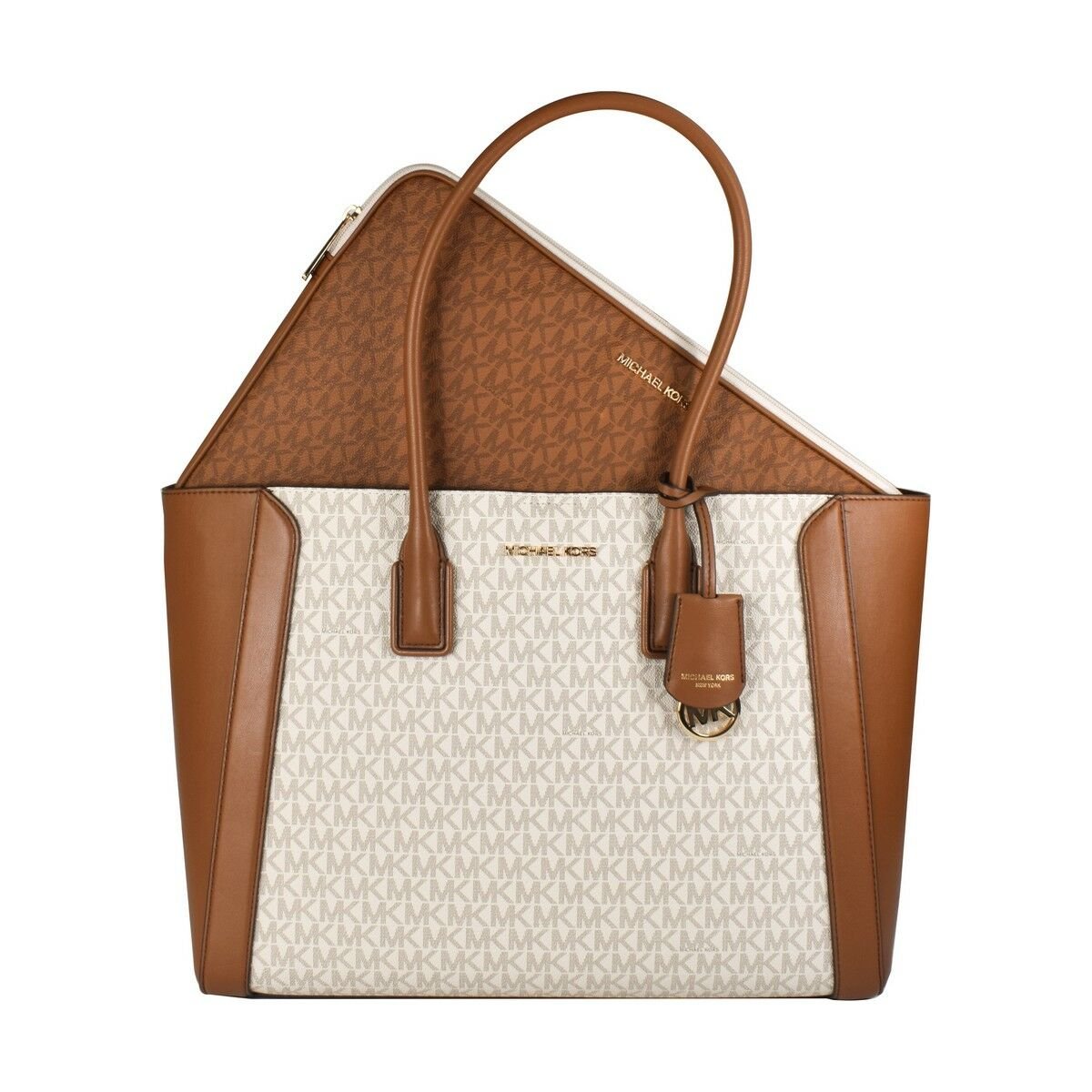 Women's Handbag Michael Kors 35S2G6KT9B-VANILLA Grey 38 x 30 x 14 cm - BYAG.AccessoriesBigbuyBYAG.S0368771Women's Handbag Michael Kors 35S2G6KT9B-VANILLA Grey 38 x 30 x 14 cm